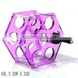 GH-RZ258 Shenzhen Guihe Factory Direct Sale Cheap Acrylic Wine Display Rack Wholesale Bottle Rack / Holder thumbnail-2