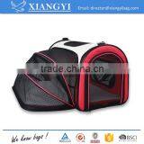 Expandable Foldable Travel Carrier Airline Approved Pet Carrier With Breathable Mesh Side Door and Window thumbnail-2