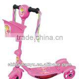 3 wheel kids pink scooter