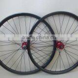 29er carbon wheelset MTB with 23.5mm depth 30mm width rims Novatec D711/712 super light MTB hubs 32H-32H 3K glossy