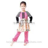 2016 Fashion New Child Clothes Floral Fall Persnickety Remake Boutique Outfit thumbnail-1