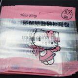 27x31cm Custom Size Hello Kitty Printed Clear High Quality Booster Pack Plastic Bag