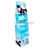 POS Corrugated Cardboard Hair Product Display Shelf thumbnail-2