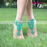 Latest Fancy Girls Slave Barefoot Sandals For Women