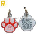 2015 Paw Shaped Offset Printing qr Pet Tags for Cats thumbnail-5
