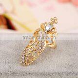 Ring Factory Wholesale Fashion Diamond Crown New Joint Nail Ring thumbnail-4
