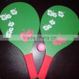 Wooden Beach Tennis Racket, Wooden Beach Rackets, thumbnail-1