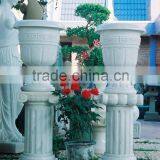 Stone Planter Pot Flower Marble Hand Carved Sculpture for Home Garden From Vietnam thumbnail-1