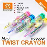 8 Colors Crayon, 8 in 1 Crayon thumbnail-1
