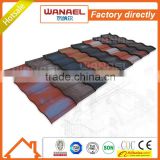 Popular classic colorful stone coated metal roofing tile / metal corrugated tile roofing/Stone Chip Coated Metal Roof Tile sheet