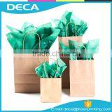 Factory Manufacture Gift Package Customized Offset Printing Recyclable Kraft Gift Paper Bag