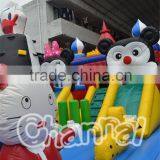 2016 Cute Cartoon Inflatable Playground Slides Rentals on Sale, Inflatable Funcity Obstacle Course thumbnail-3