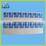 China Blue PET Label