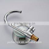 Chrome Single Handle Brass Kitchen Sink Faucet thumbnail-6