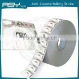 High Security Intaglio Printing Anti-Counterfeit Sticker Quality Choice thumbnail-5