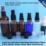 1OZ Clear Glass Essential Oil Bottle With Sprayer Cap,30ml Plastic Spray Essential Oil Bottle thumbnail-2
