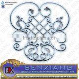 Metal Decorative Parts With Nice Cast Steel Flowers Wrought Iron Rosette