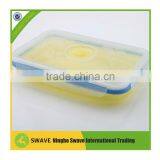New Lunch Box,Plastic Lunch Box,Folding Silicon Lunch Box thumbnail-1