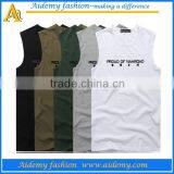 New Arrival Cotton Blend Men Custom Tank Top