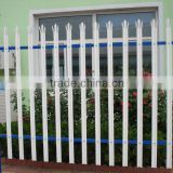Coated White Palisade Fencing