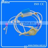 infusion set sale Paper-poly pouch precision filtration medical infusion tube two spike Precision filtration infusion chair