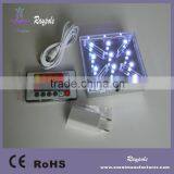 Square Shaped Multi-color LED Base Vase Light for Festival Gift