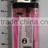 Cheap and Short Transparent Disposable Flint Lighter
