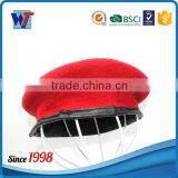 Headwear Fleece Sun Officer Red Military Hat for Men thumbnail-5