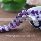 4mm 6mm 8mm 10mm 12mm 14mm 16mm Gemstone Manufactures Natural Striped Amethyst Wholesale thumbnail-2