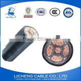 Popular Lower Voltage Copper Conductor XLPE Insulated PVC Sheathed Power Cable Yjv