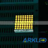 8*8 small 0.7 inch dot matrix led display,yellow color,7 segment led display