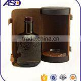 Cylindrical Wine Boxes High Quality pu Leather Wine Gift Boxes thumbnail-3