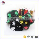 2016 New Fashion Hip Hop Green White Leaf Print Fishing Caps Weed Bucket Hats For Mens thumbnail-1