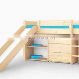 Hot Selling Children Bed New Design Solid Wood Material Kids Bunk Bed thumbnail-5