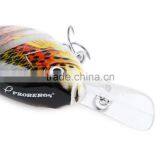 6 Colors Available 10CM 6 Part Long Lip Weever Shape Crankbait Hook Lure Fish Lure Baits Simulation Fishing Tackle Wiht 2 Hooks thumbnail-4