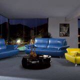 Modern Sofa Set Colorful Sectional Leather Sofa thumbnail-1