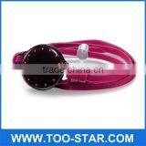 Special Couple Waterproof Bracelet Smart Leather Bracelet Watch Bluetooth Watch Monitor Watch Led Light Watch for Lifesense thumbnail-2