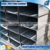 80*160*7.5*12 Galvanized Welded Steel Pipe Tube thumbnail-1