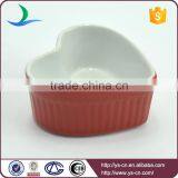 Custom Cheap Small Ceramic Cake Mold Heart-shaped thumbnail-3