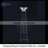 Top selling super quality custom antique crystal candle holder with different size