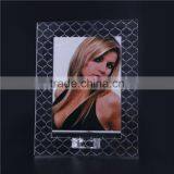 FACTORY DIRECTLY Simple Design Engraved Blank Crystal Photo Frame With Good Offer thumbnail-1