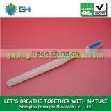 100% Compostable PLA Eco-friendly Disposable Toothbrush White thumbnail-1
