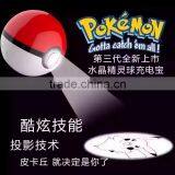 New Products 2016 Mini Projector Pokemon Ball Power Bank 12000mah Round Mobile Phone Charger With Led Lights thumbnail-6