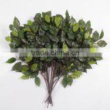2016 Wholesale Artificial Leaves White Banyan Artificial Leaves for Decoration Artificial Big Green Leaves thumbnail-5