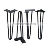 DIY 28" 3rod Black Hairpin Table Legs thumbnail-3