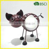 YS15101 Metal Pig Craft Solar Powered Decoration Garden Balls Light thumbnail-1