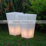 40*40*70cm LED Glowing Plant Flower Pot Design for Garden / Hotel / Event Decoration