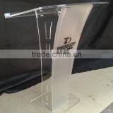 Custom Foldable Design Acrylic Podium Speaker Stand thumbnail-6