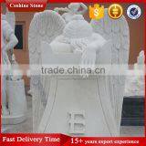 Famous White Marble Weepling Angel Statue With Wings thumbnail-1