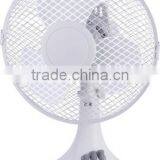 9" White Color Electric Table Fan thumbnail-5